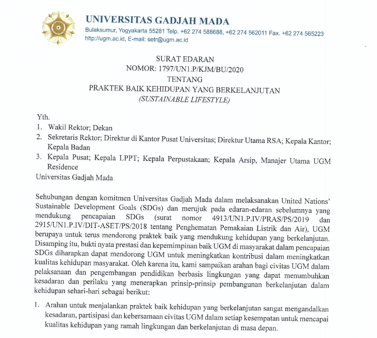 Direktorat Perencanaan Ugm Direktorat Perencanaan Ugm 8023